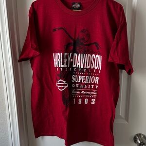 Harley-Davidson Bold Red Tee for Men